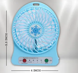  Mini Portable Multifunctional Rechargeable Fan