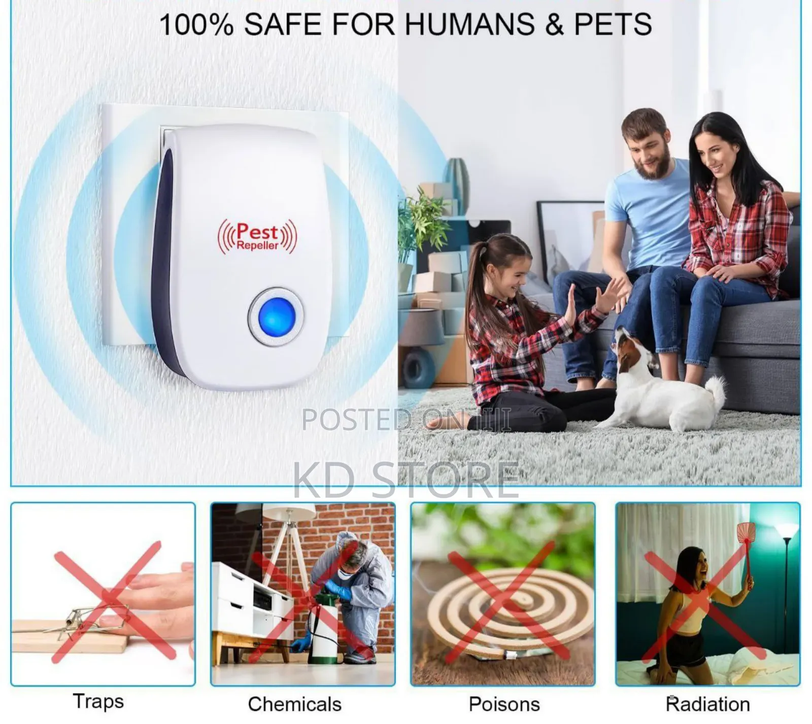 ☛በኤሌክትሪክ የሚሰራ የአይጥ ማጥፊያ