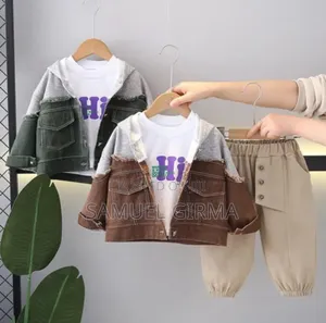 Photo - Babyboys Pant,Coat and Tshirt Set (3pc)