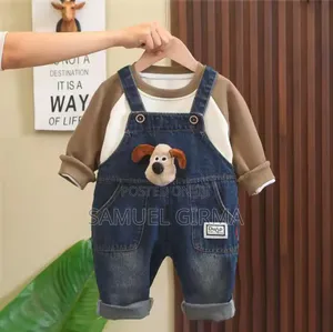 Photo - Cartoon Patchwork Pocket Trousers