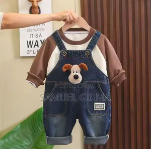 Cartoon Patchwork Pocket Trousers