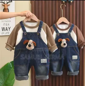 Cartoon Patchwork Pocket Trousers