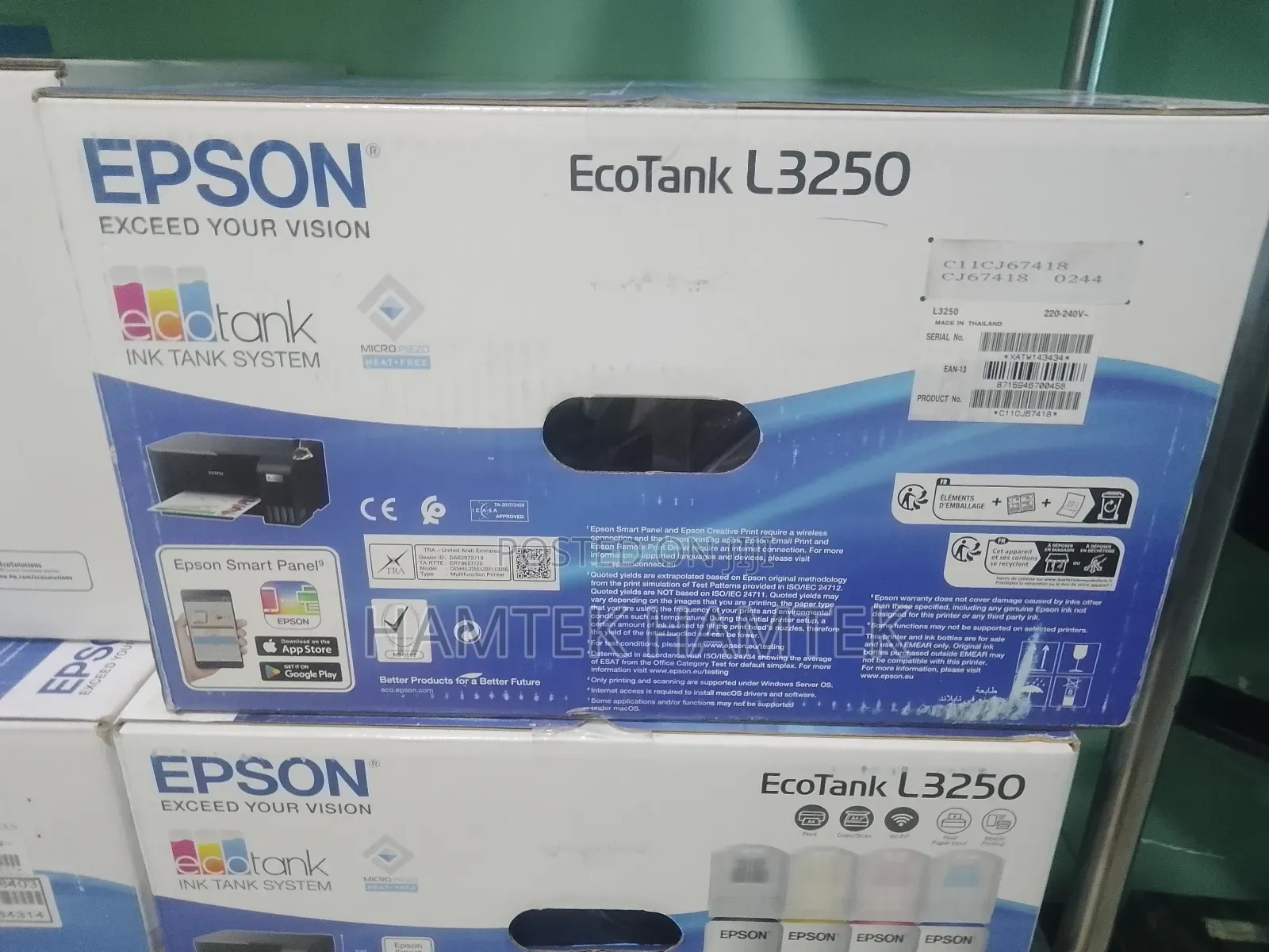 Epson L3250 Printer And Scanner