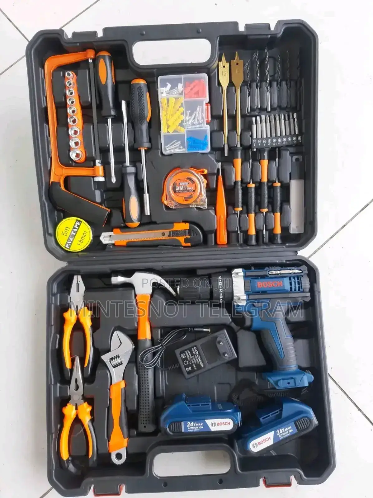 Drill Box With Accessories 48v