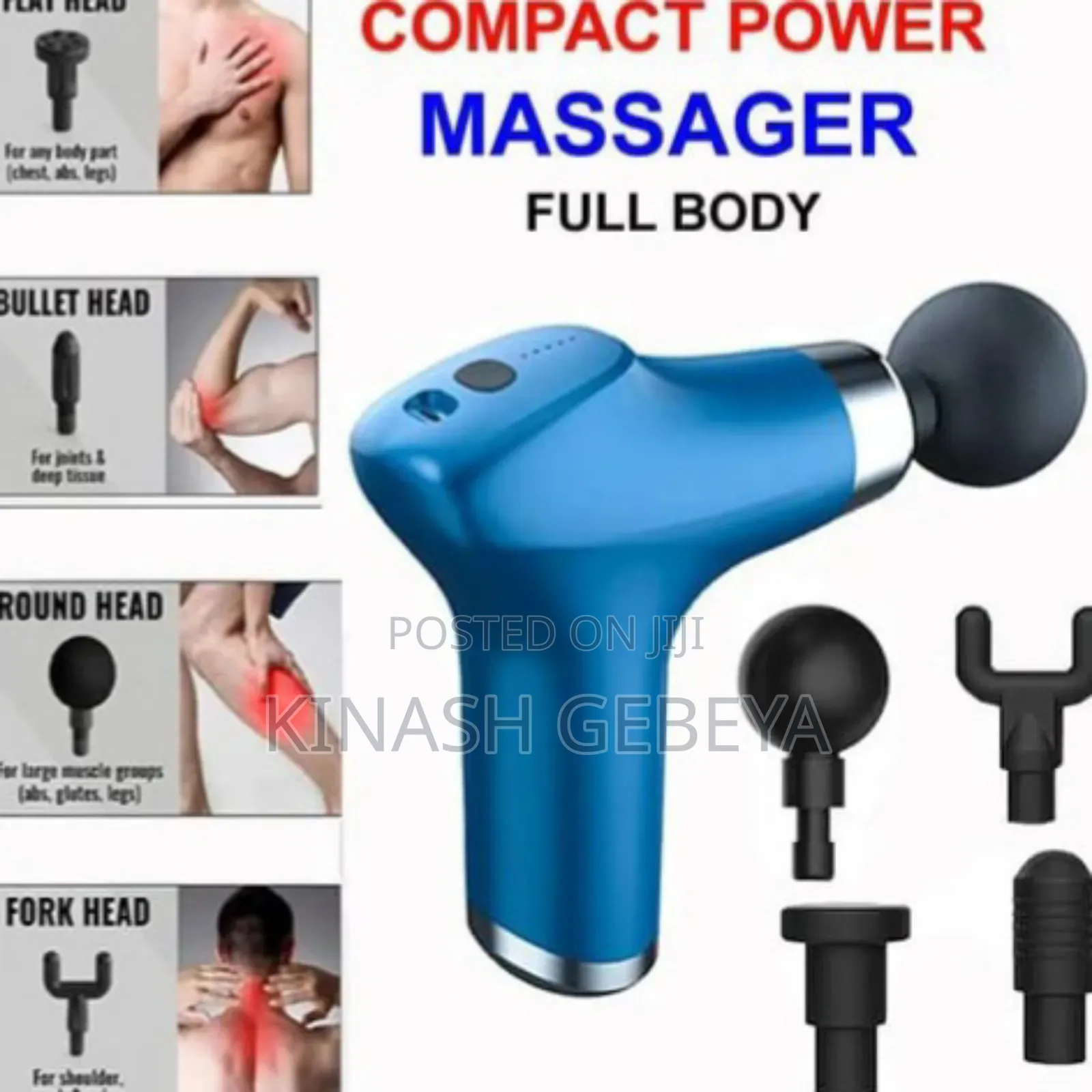 4in1 High Quality Mini Massager Gun