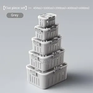 4pcs Acrylic Containers