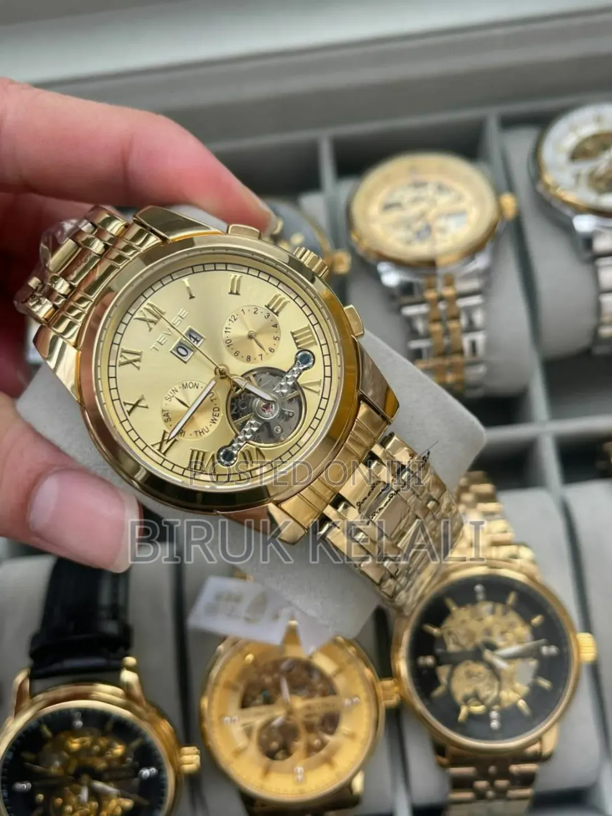 Tevise Luxury Waterproof Men's Watch