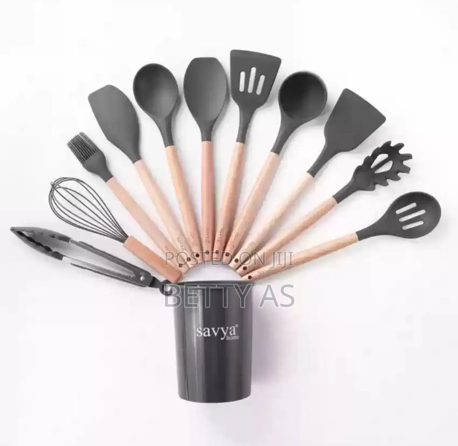 12set Silicon Spatulas 
የሲልከን ማማሰያዎች ሴት
