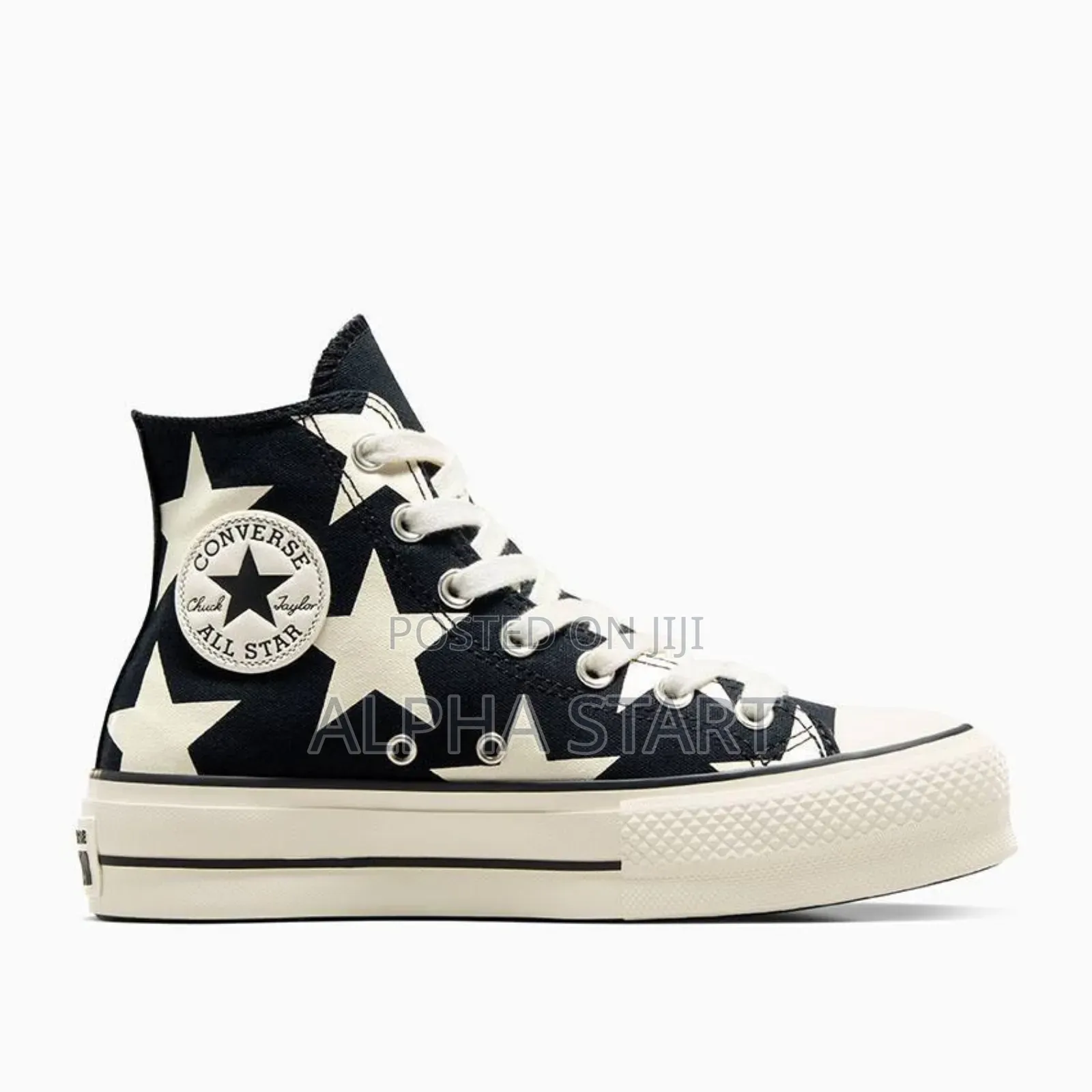 Convers Chuck Taylor All Star Lift Platform Large Stars High