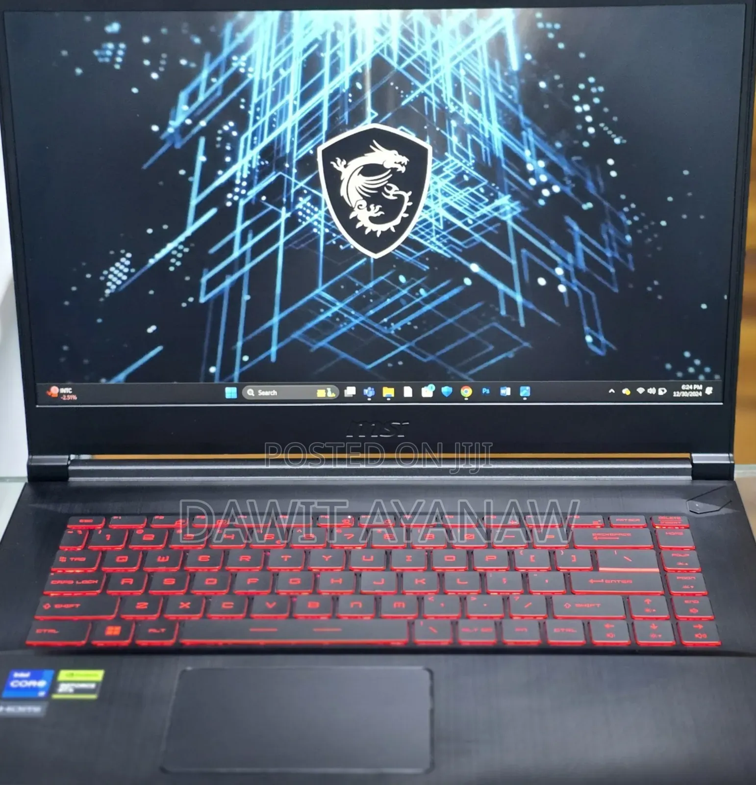 New Laptop MSI GF63 16GB Intel Core I7 SSD 1T