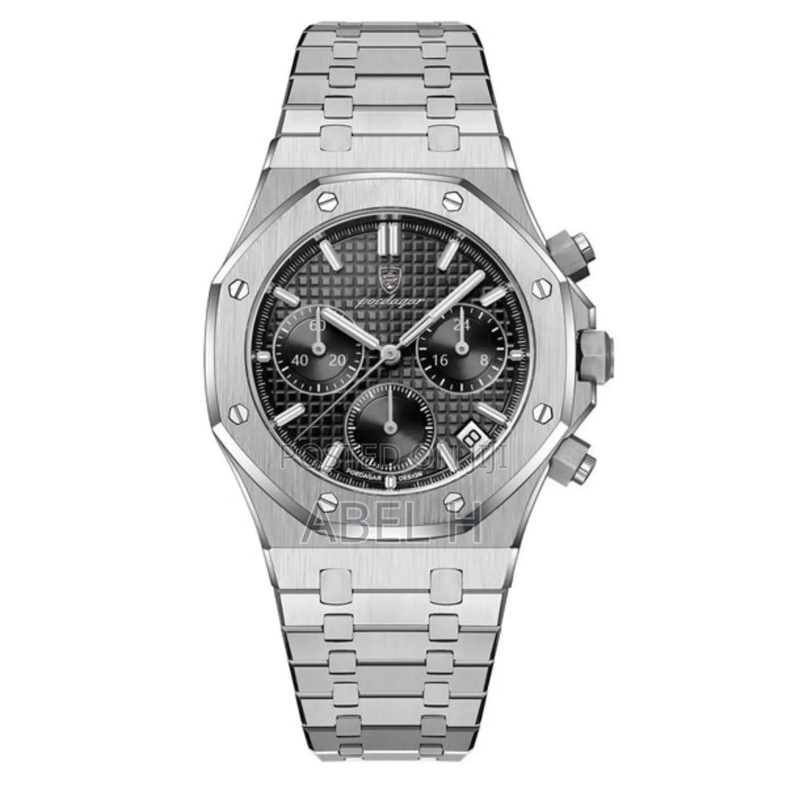Poedagar Men's Octavian Quartz Chronograph Watch