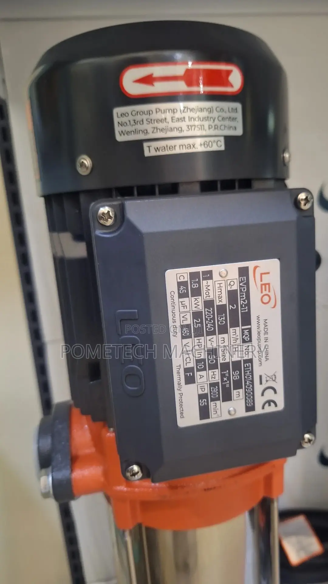 Leo Multistage Vertical Pump ለላባጃዊ