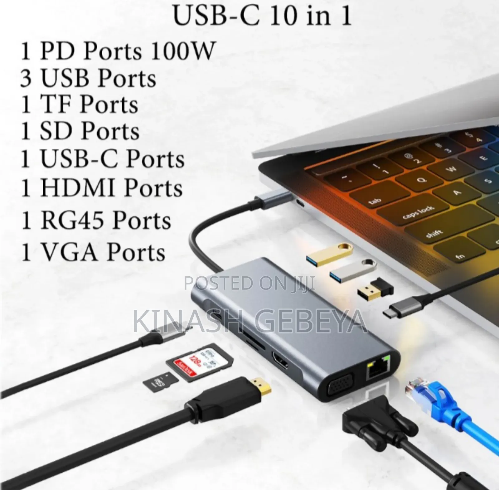 10in1 High Quality Usb C Adapter