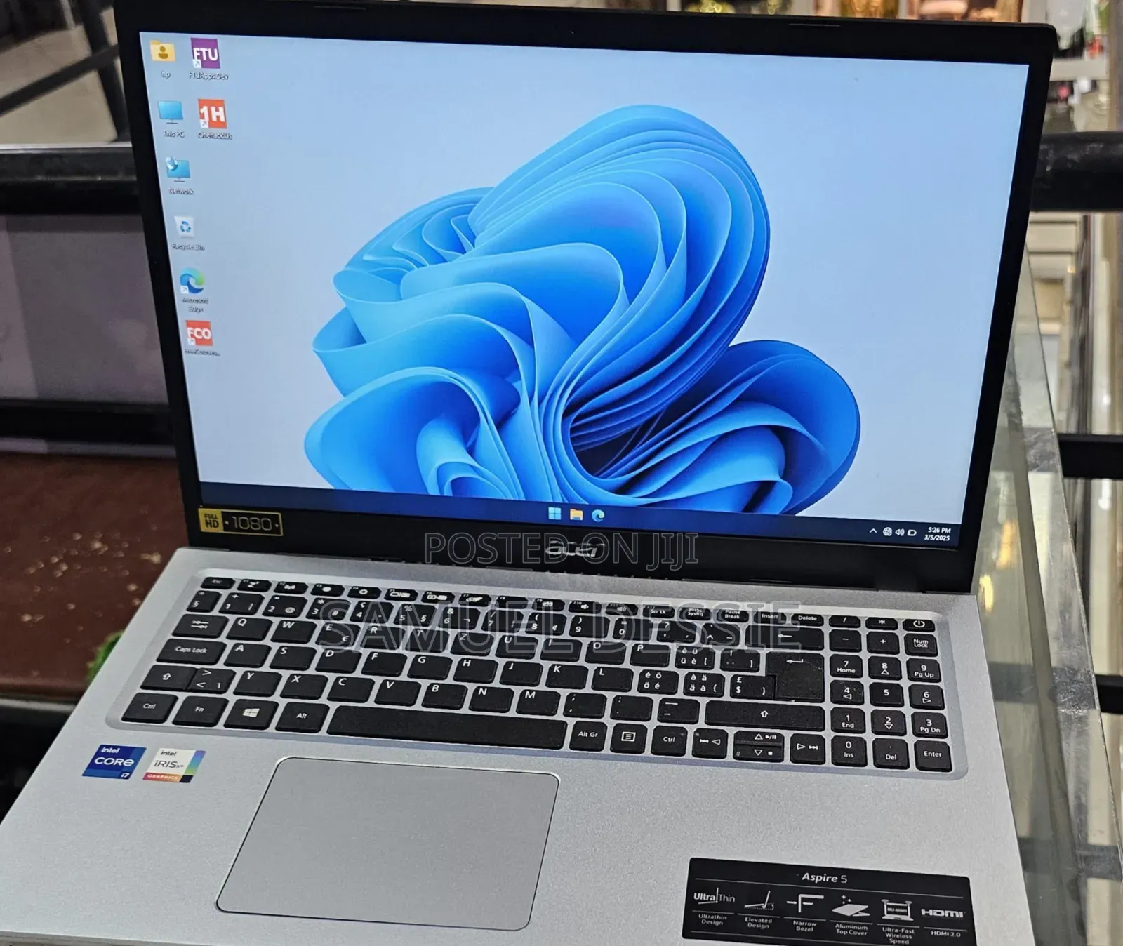 New Laptop Acer Aspire 5 16GB Intel Core I7 HDD+SSD 256GB