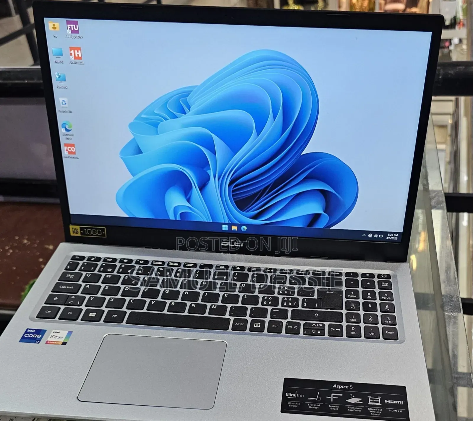 New Laptop Acer Aspire 5 16GB Intel Core I7 HDD+SSD 256GB