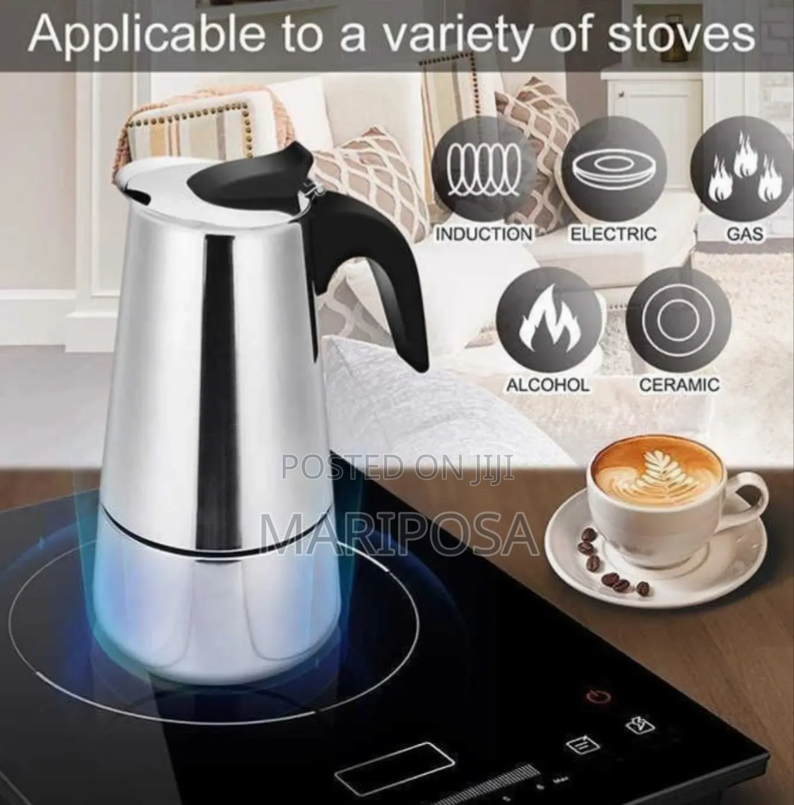 Stainless Steel Espresso Maker