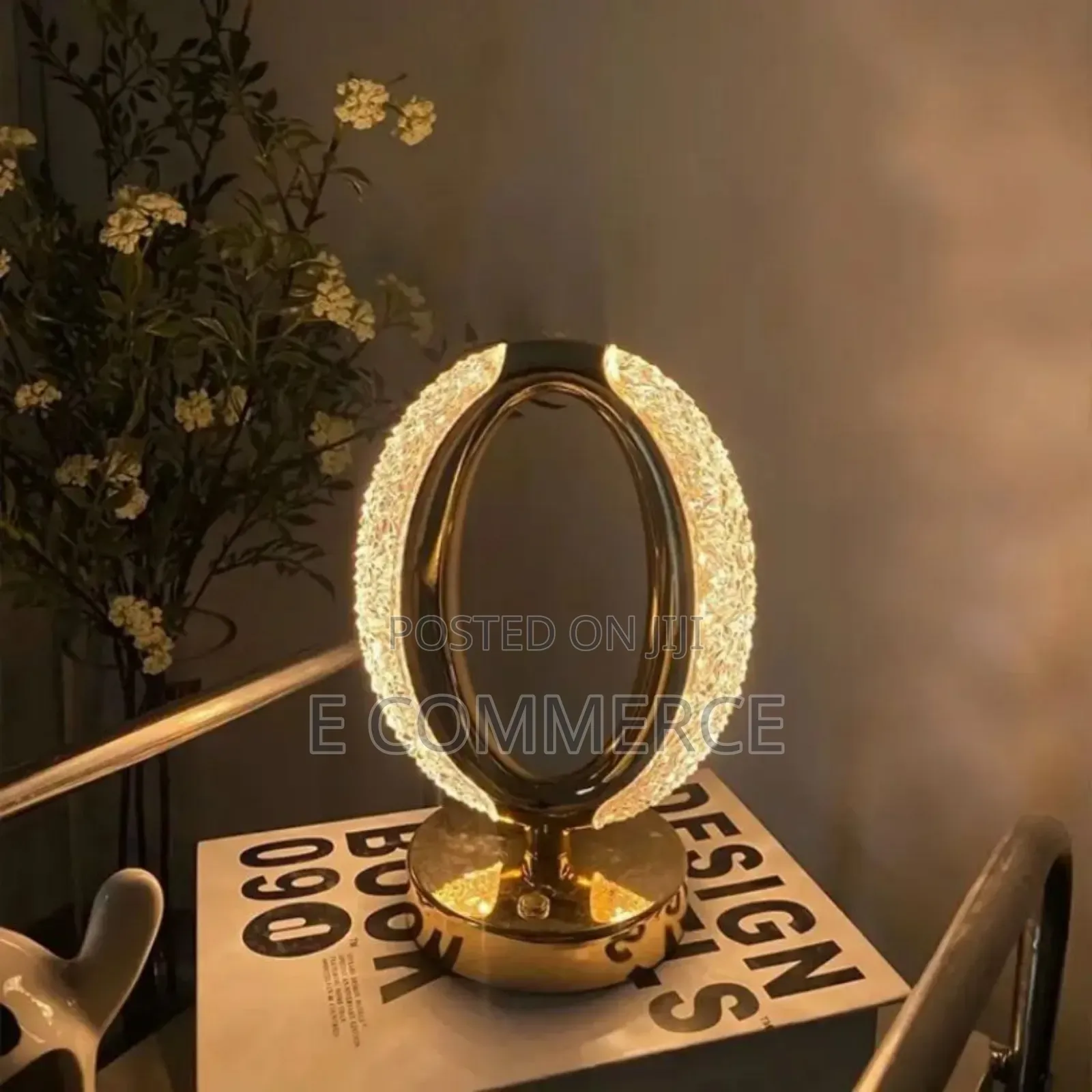 Rechargeable Crystal Table Lamp