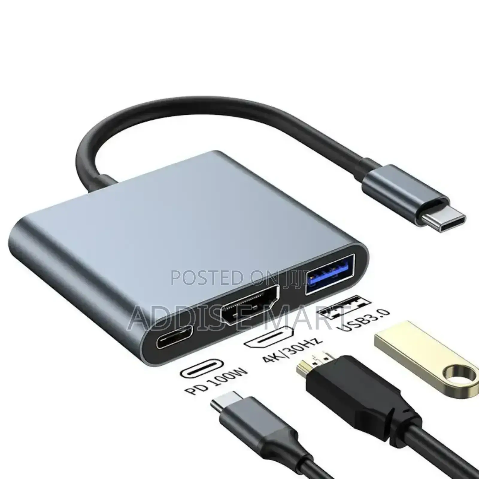 3in1 Usb Hub Adapter