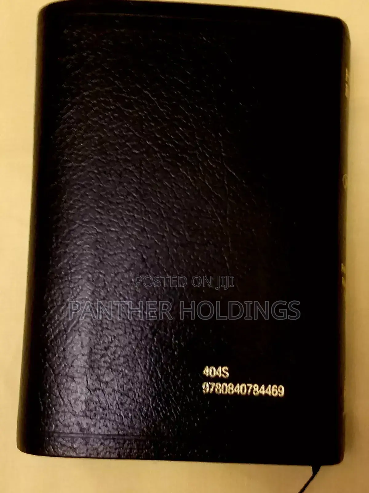 The Smallest Bible (Black, Snap Flap Closing) Leather Bound