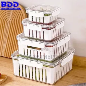 4 Set Refrigerator Storage Box