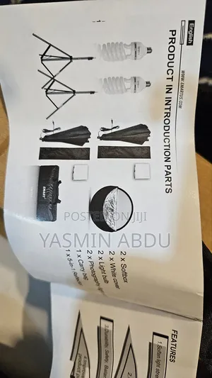 Softbox Lighting Kit With Reflector