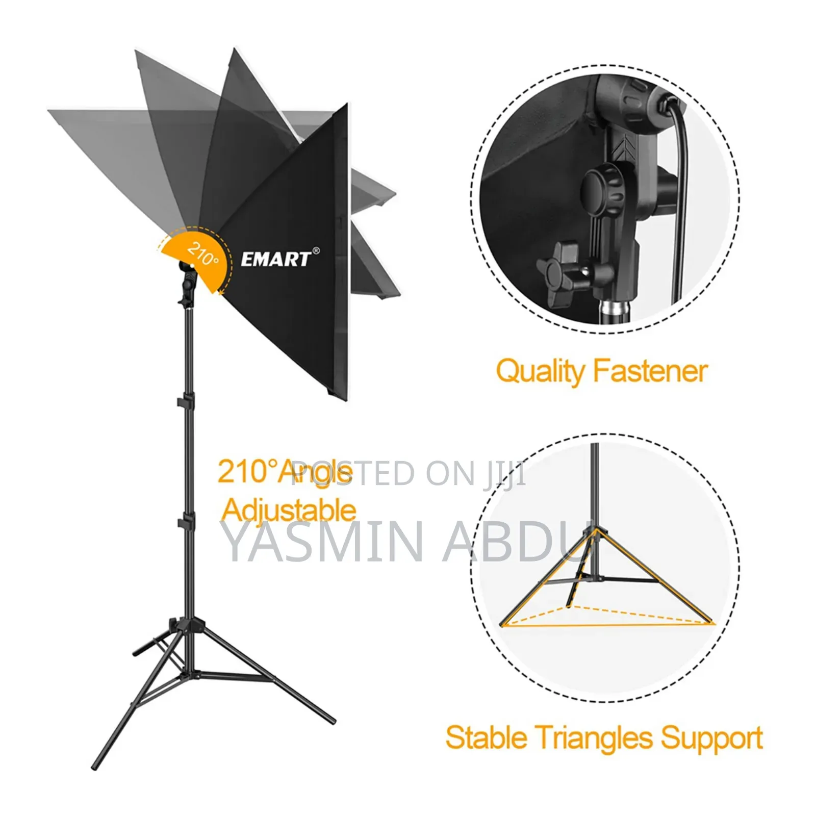 Softbox Lighting Kit With Reflector