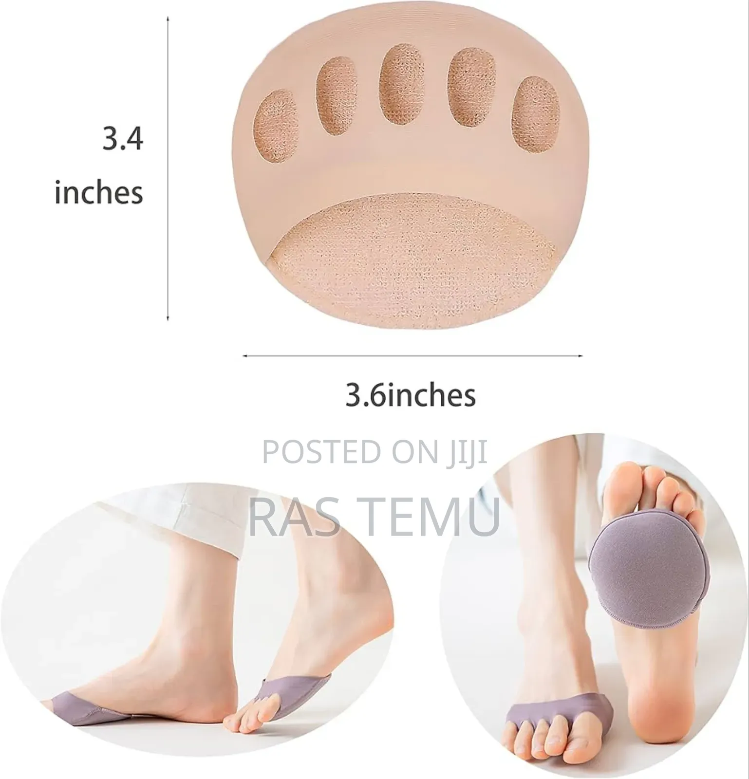 Honeycomb Fabric Forefoot Pads