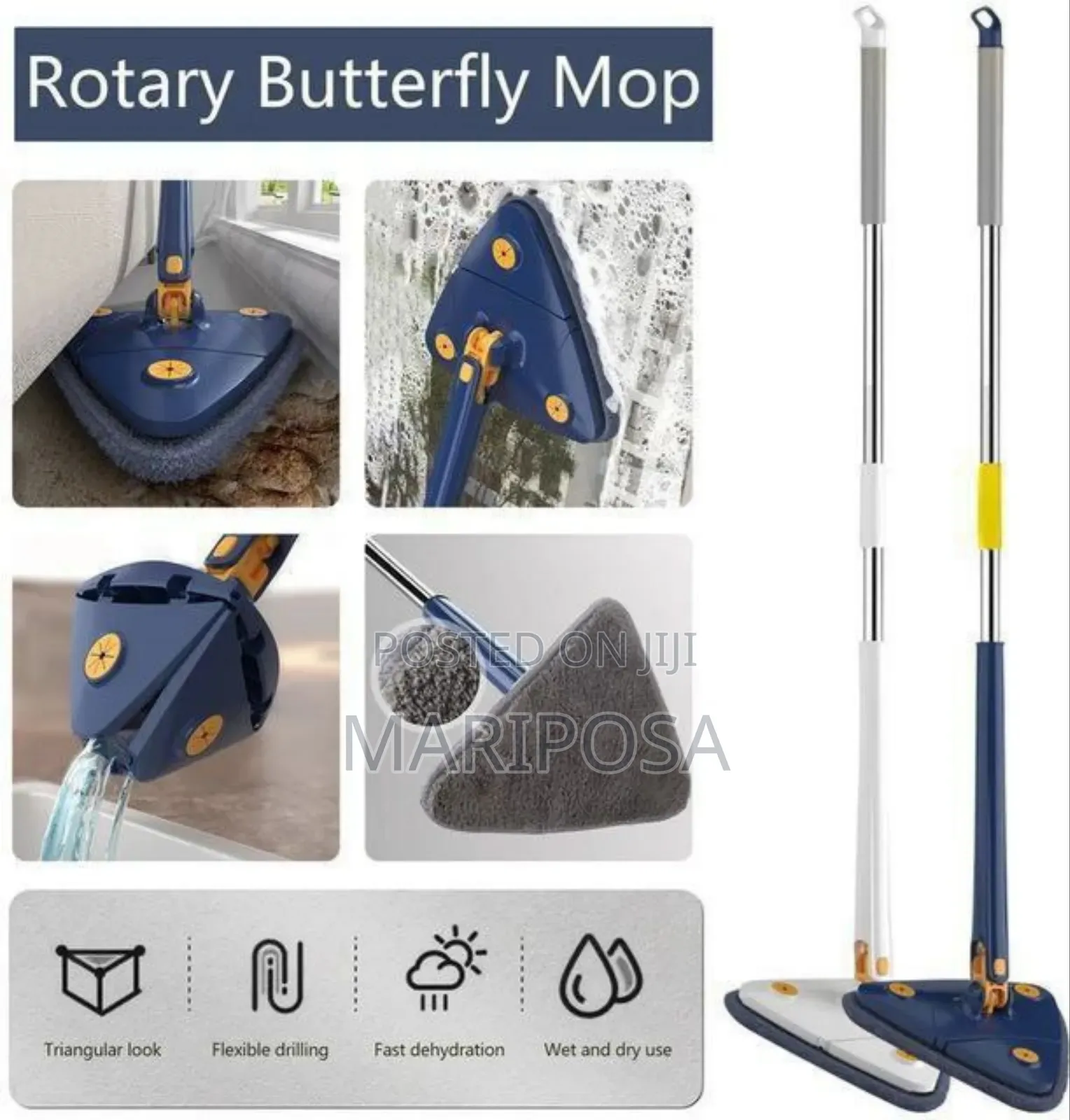 360° Rotating Self Squeez Mop