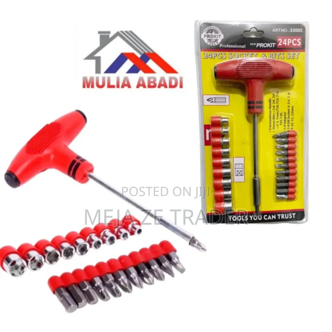 24pcs Socket Bits Set