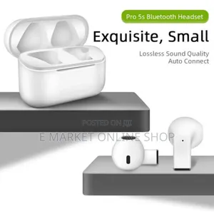 Photo - Pro 5s Airpod Active Noise Cancellation Spatial Audio