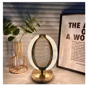 Unique Shape Rechargeable Crystal Table Lamp