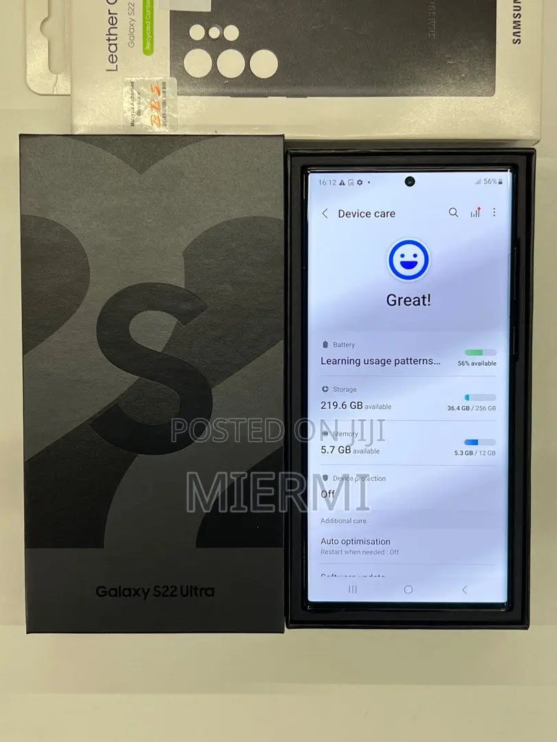 New Samsung Galaxy S22 Ultra 5G 256 GB Black