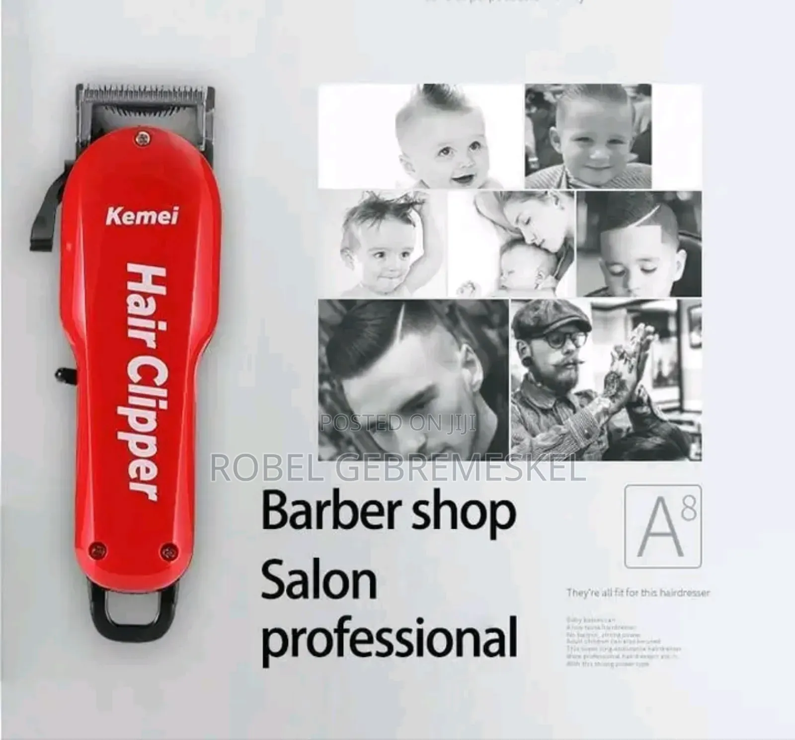 Kemei Km2609 Barber Powerful Hair Clipper Professional