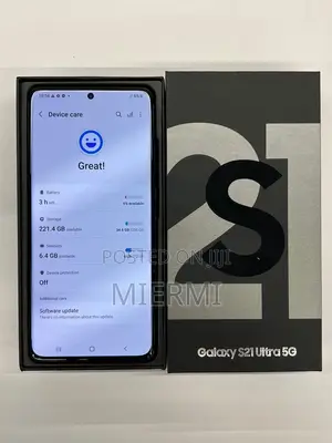 New Samsung Galaxy S21 Ultra 5G 256 GB Black