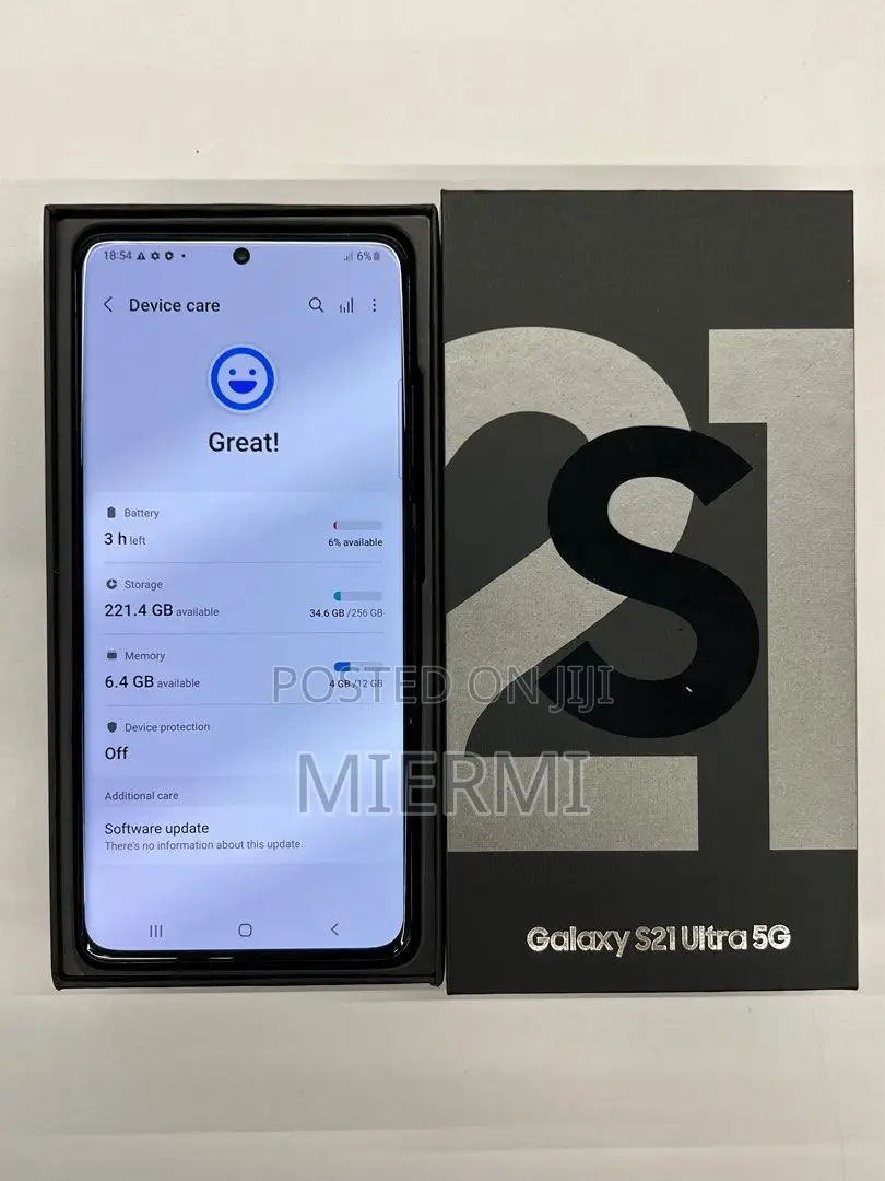 New Samsung Galaxy S21 Ultra 5G 256 GB Black