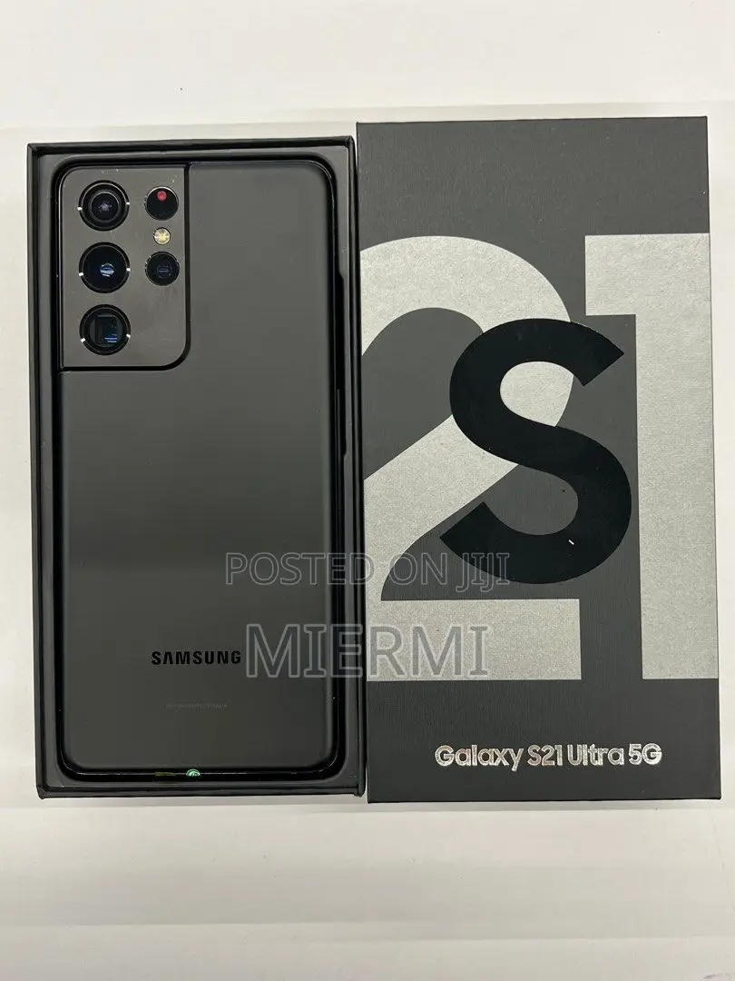 New Samsung Galaxy S21 Ultra 5G 256 GB Black