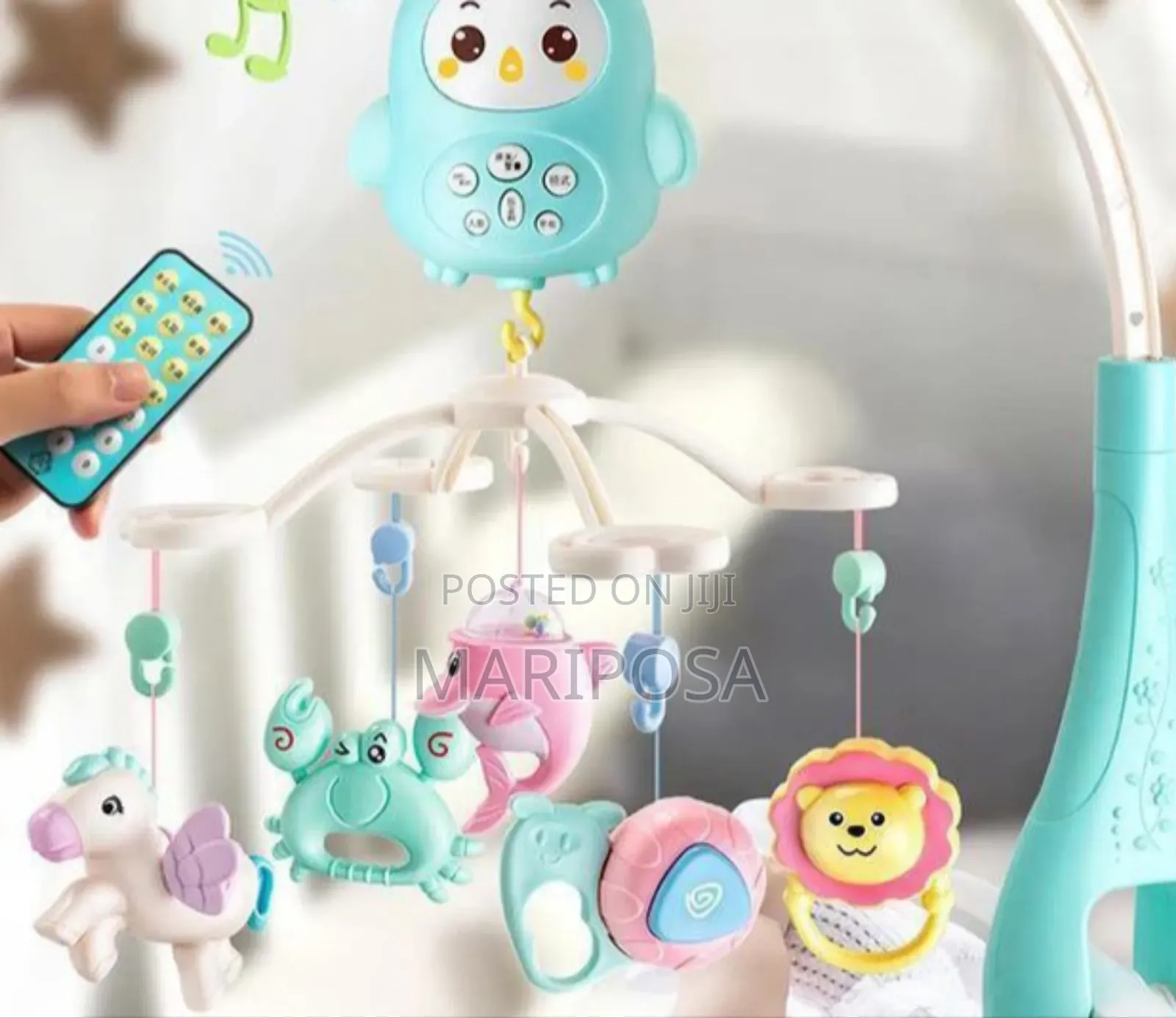Baby Bed Bell With Detachable Toys