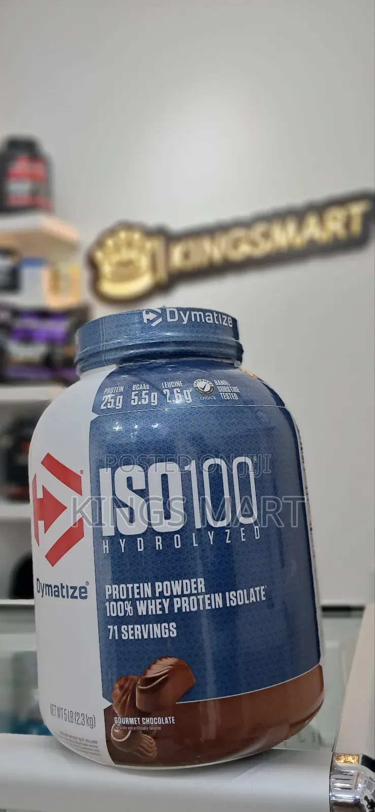Iso100 Hydrolyzed Whey Protein Powder 2.3kg