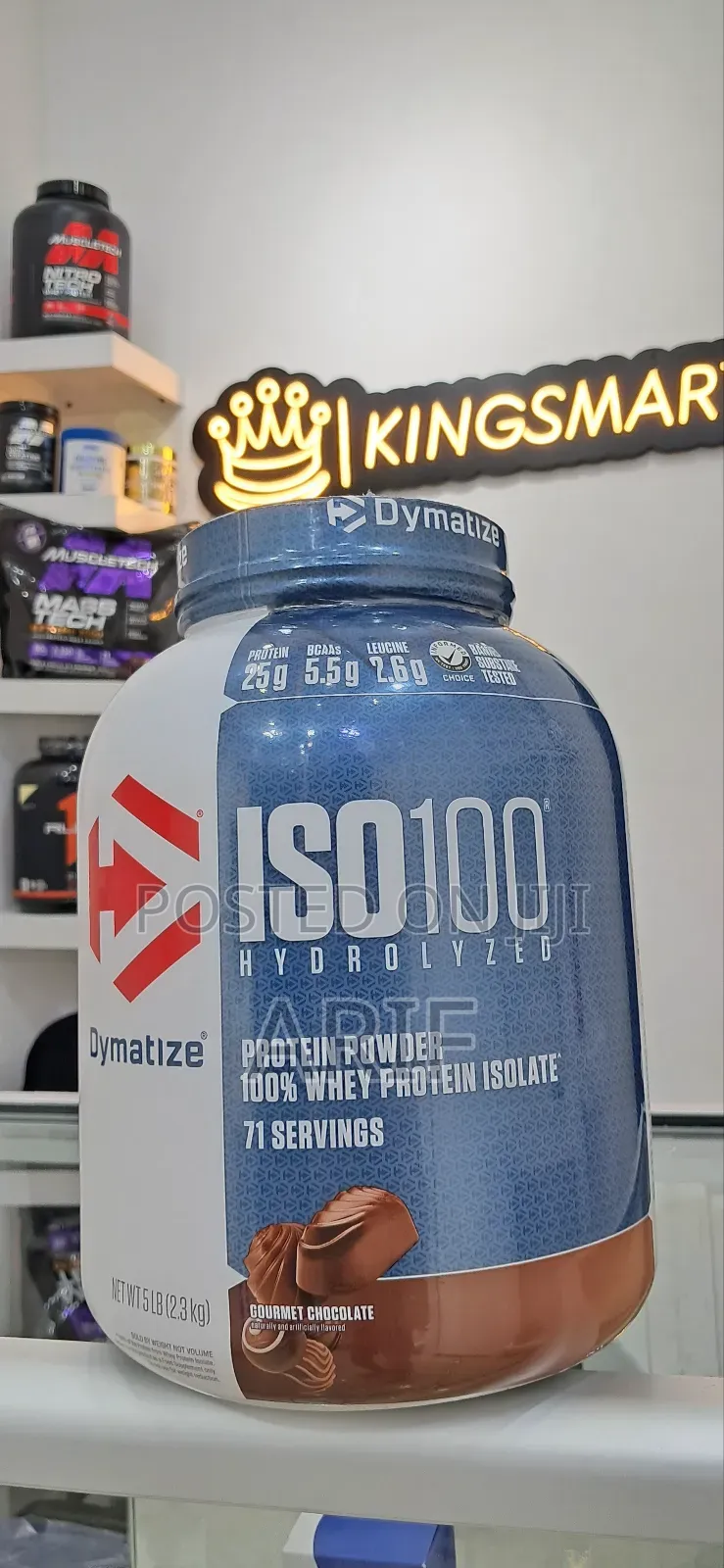 Iso100 Hydrolyzed Protein Powder 2.3kg