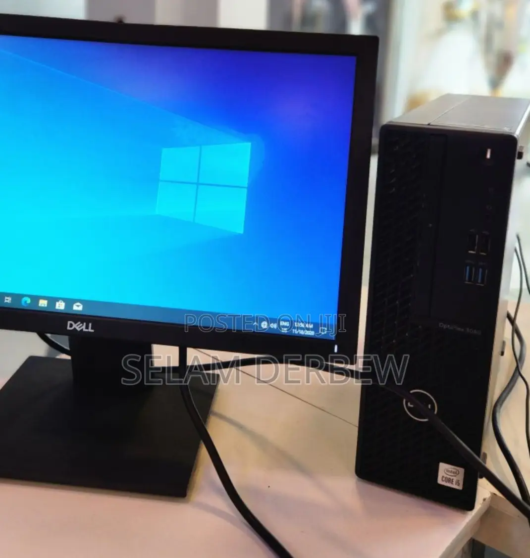 New Desktop Computer Dell OptiPlex 3080 8GB Intel Core I5 SSD 1T