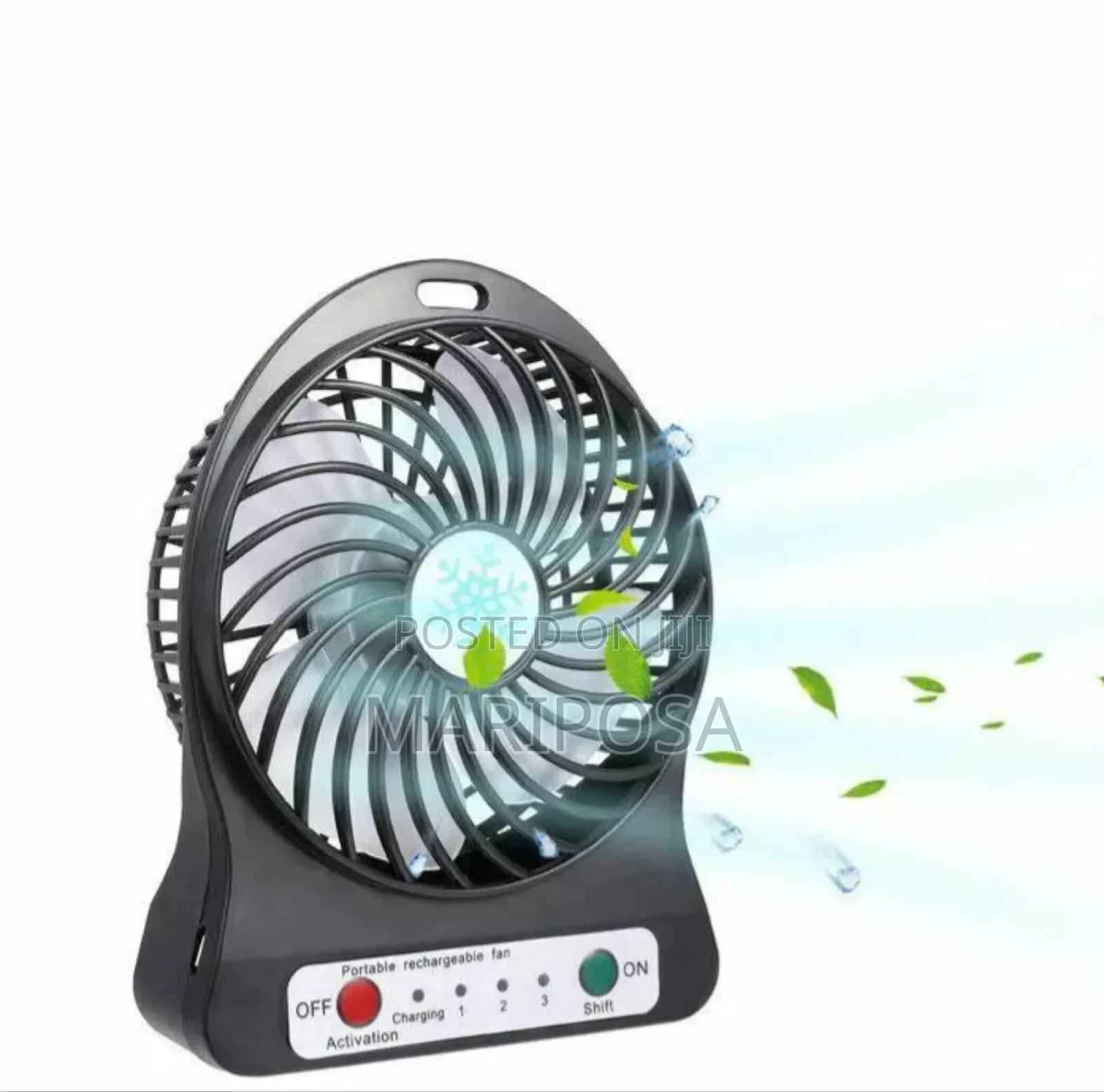 Mini Portable Multifunctional Rechargeable Fan
