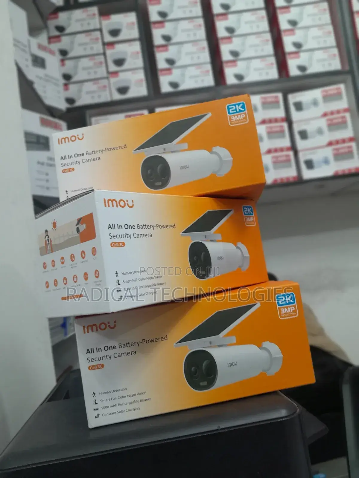 Imou Cell 3c 120 ቀን የሚቆይ ባትሪ ያለው 3mp