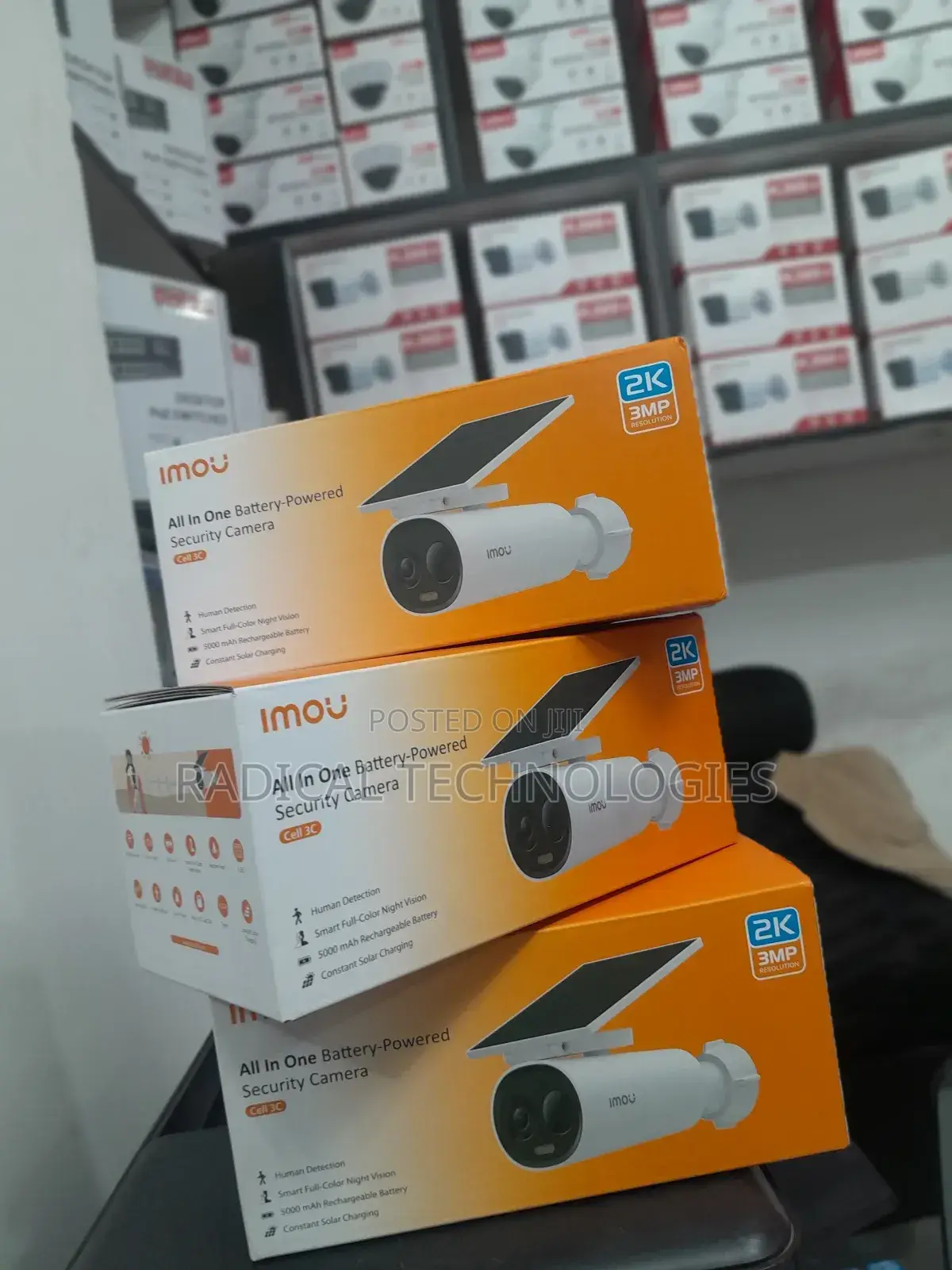 Imou Cell 3c 120 ቀን የሚቆይ ባትሪ ያለው 3mp