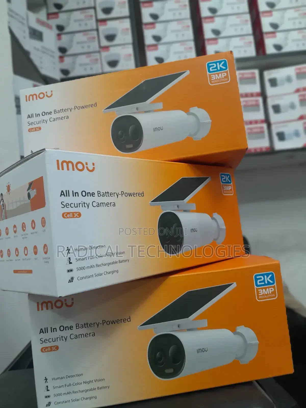 Imou Cell 3c 120 ቀን የሚቆይ ባትሪ ያለው 3mp