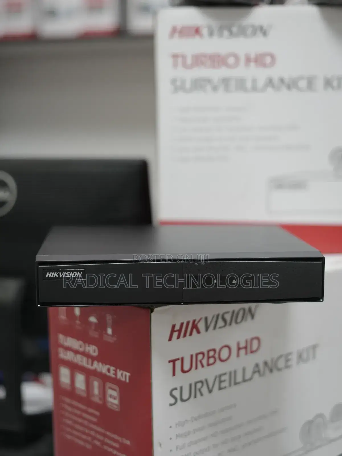 Hikvision 4 Channel Kit ባለ 4 ካሜራ ከነ ኬብሉ ከነ DVR