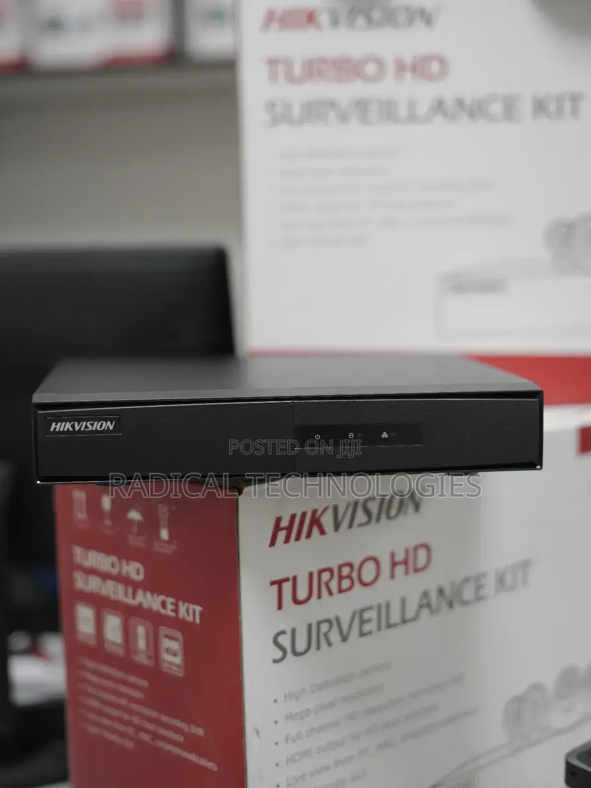 Hikvision 4 Channel Kit ባለ 4 ካሜራ ከነ ኬብሉ ከነ DVR