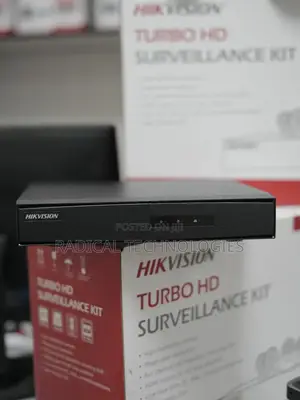 Hikvision 4 Channel Kit ባለ 4 ካሜራ ከነ ኬብሉ ከነ DVR
