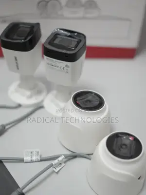 Hikvision 4 Channel Kit ባለ 4 ካሜራ ከነ ኬብሉ ከነ DVR