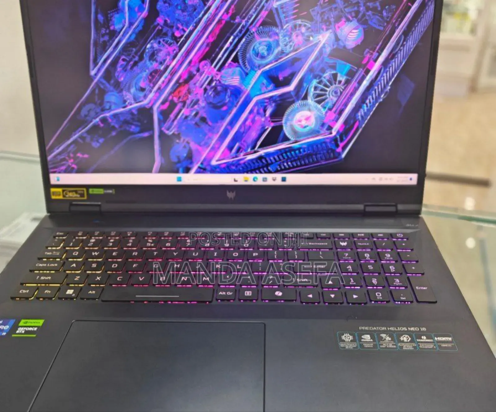 New Laptop Acer Predator Helios 18 PH18-71 32GB Intel Core I9 SSD 1T