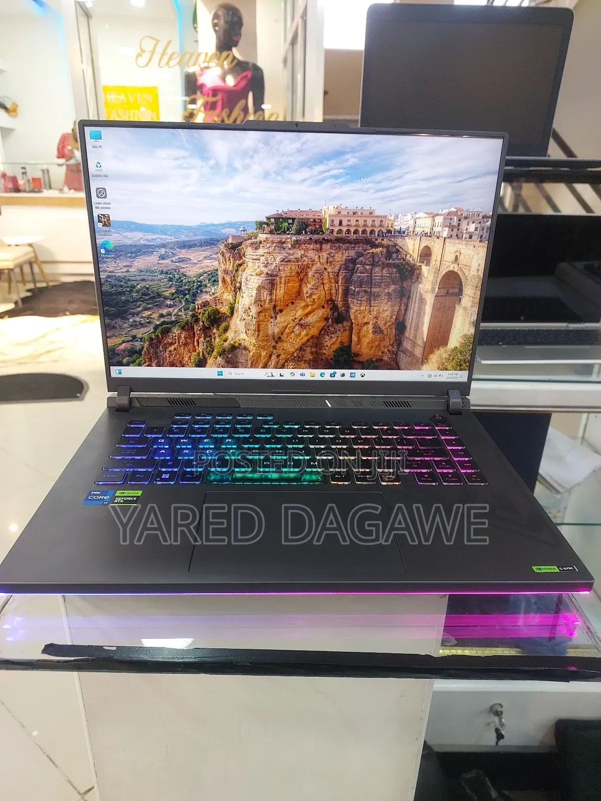 New Laptop Asus ROG Strix G16 G614 16GB Intel Core I7 SSD 1T